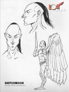 Angel Warrior - Sketchbook