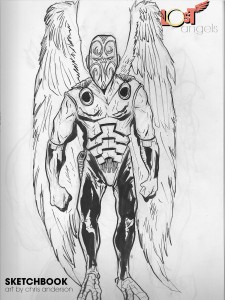 Angel Warrior - Sketchbook